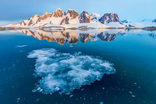ANT Antarctica Ice Patch Mountain