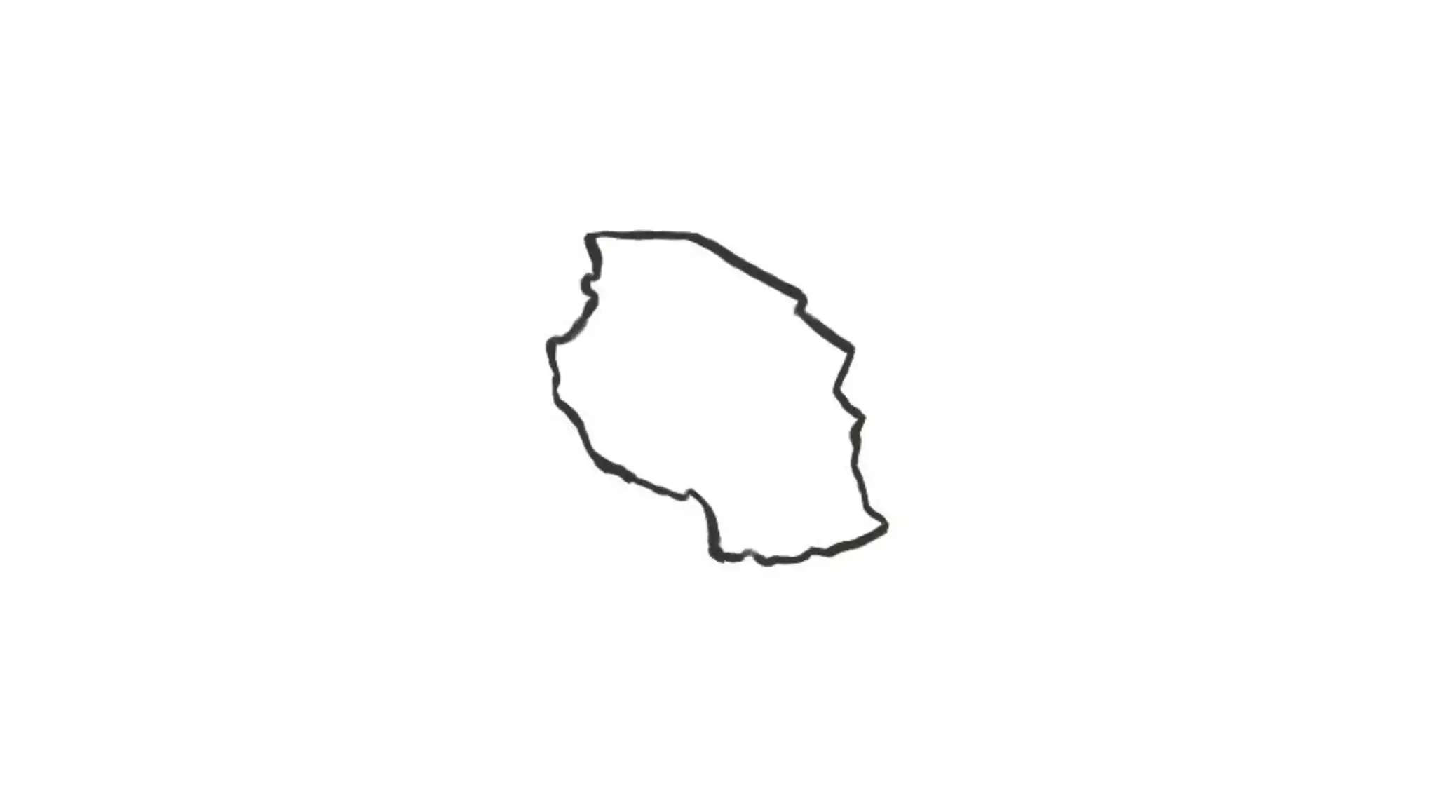 Tanzania Map Icon