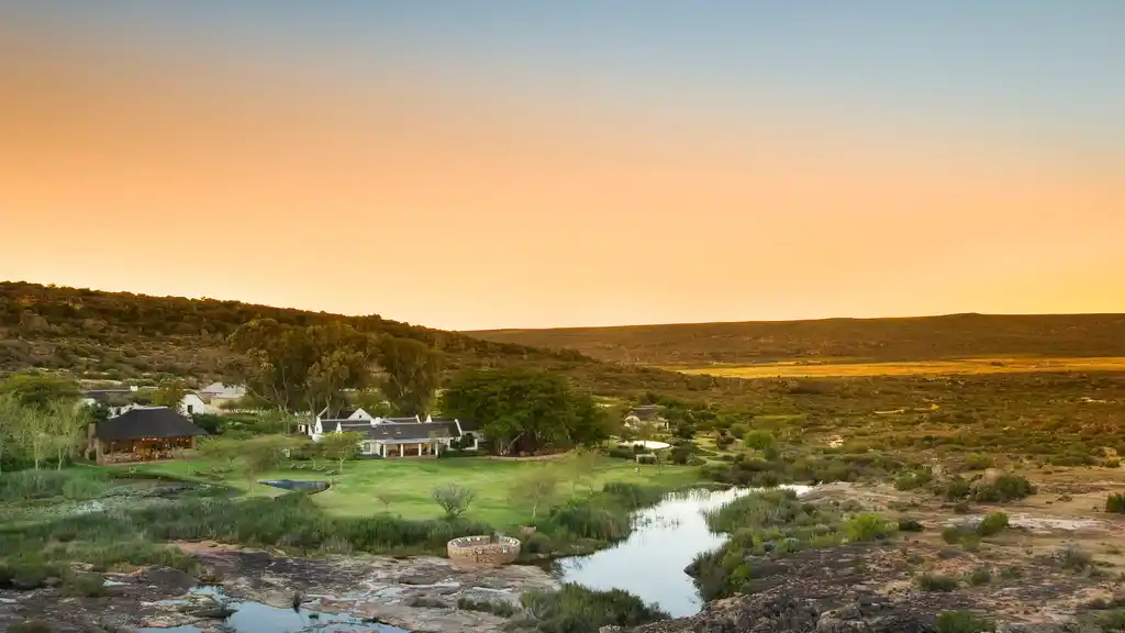 Bushmans Kloof Exterior Sunset