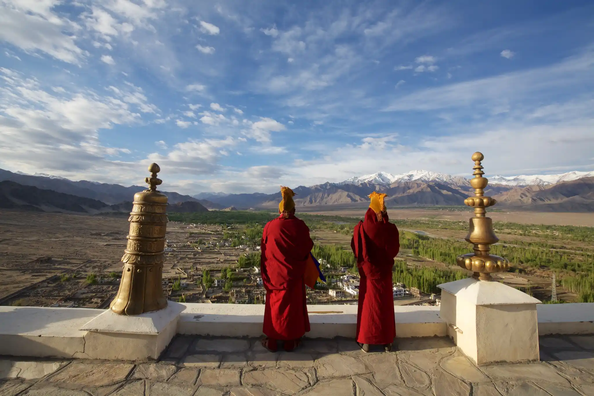 Thiksey Monastery Monks Shaki Ladaki India Direct