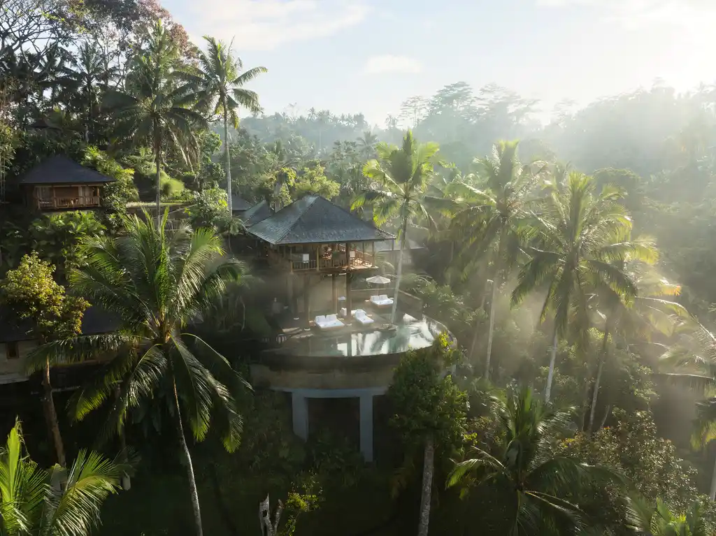Wanakasa Residence Aerial View Como Shambhala Ubud Indonesia Como