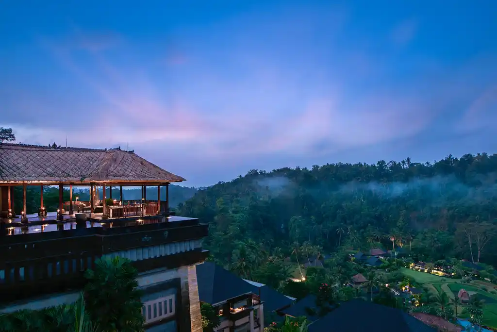 Wantilan At Dawn Mandapa Ubud Indonesia Khiri