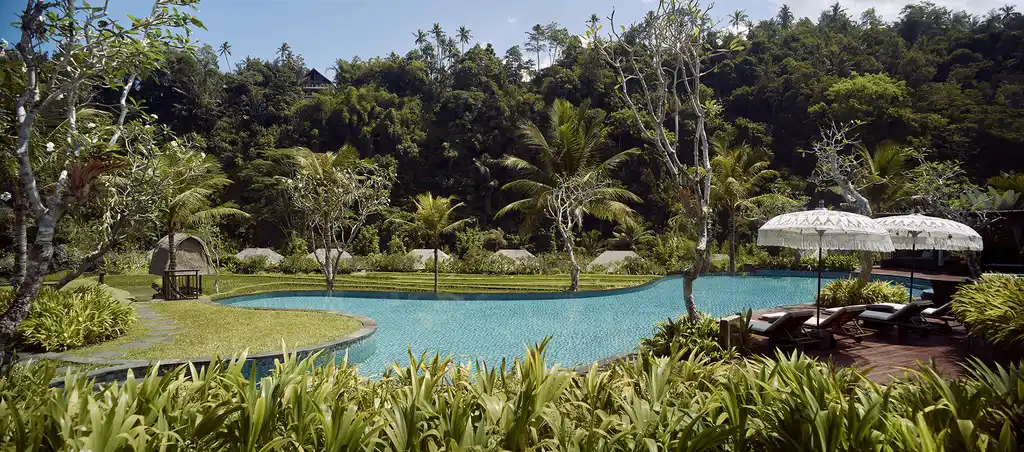 Main Pool Mandapa Ubud Indonesia Khiri