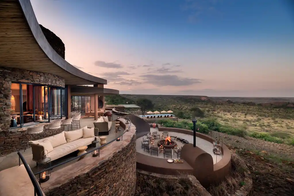 Kenya Suyian Lodge Bar View