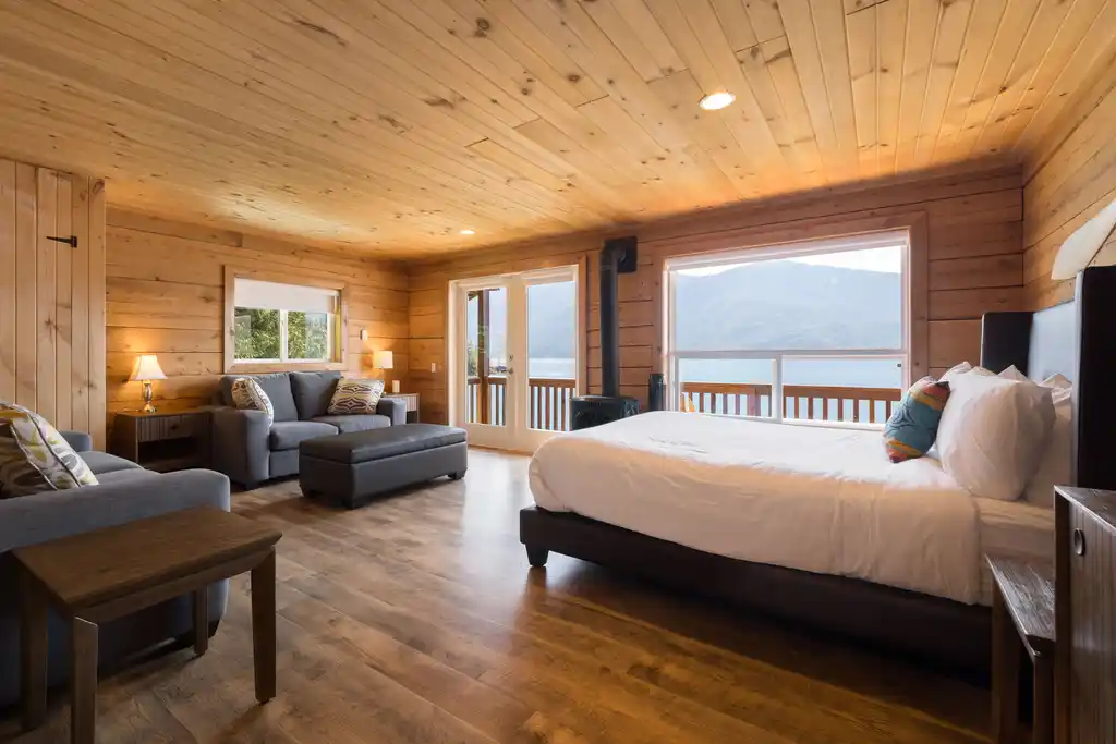 Lodge Room With Balcony At Klahoose Wilderness Resort