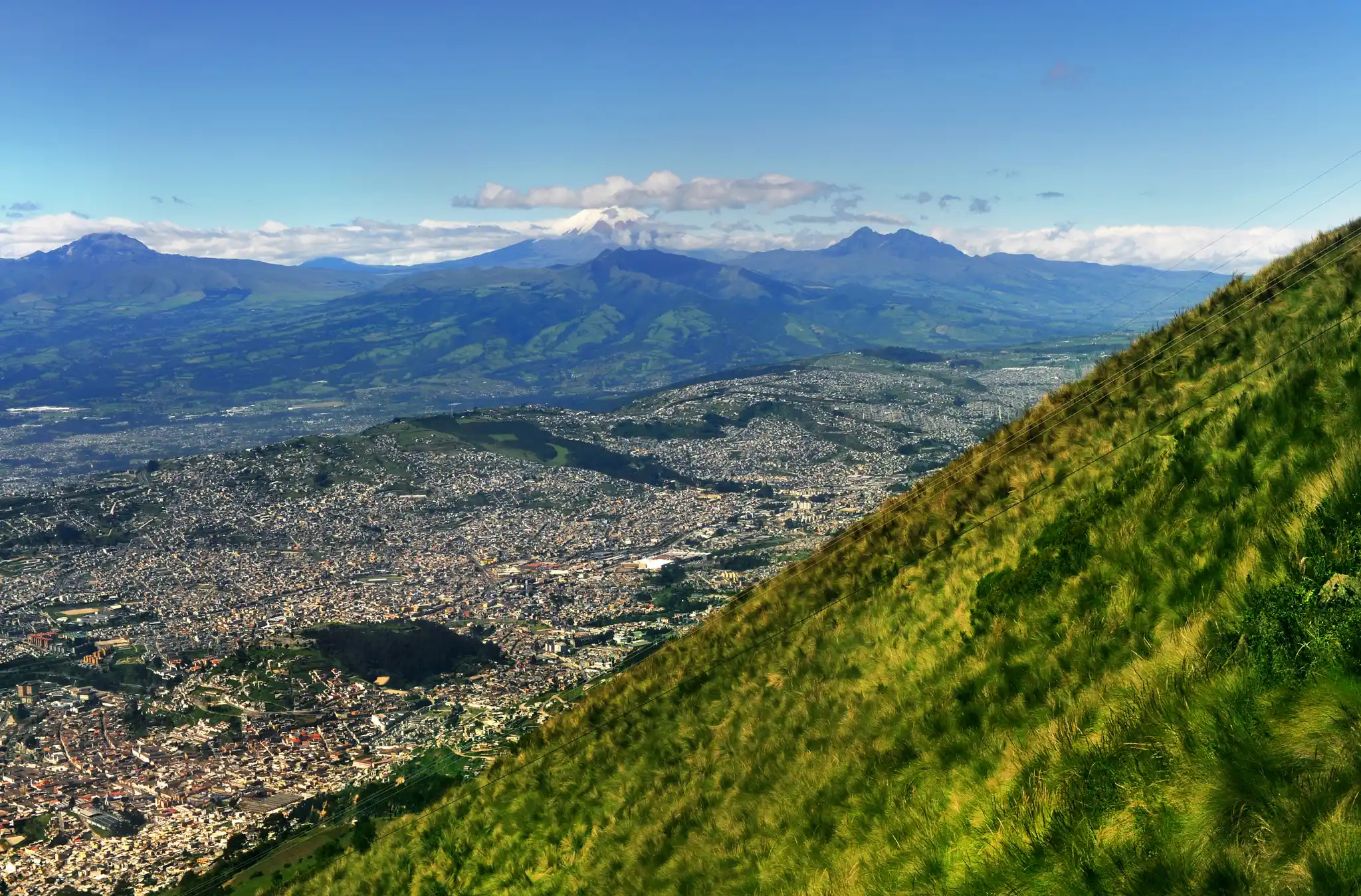 St Ecuador Quito From A Distance Lenor Ko