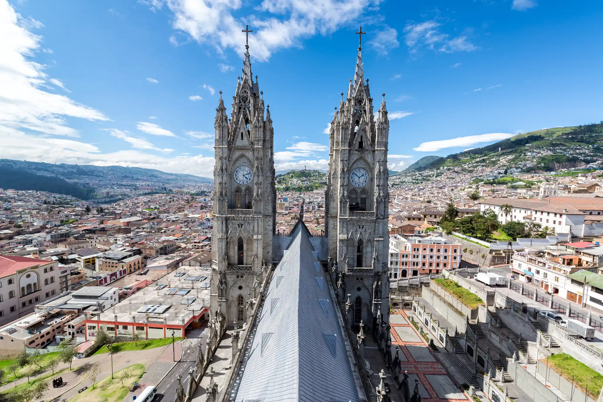 St Ecuador Quito Towers Of Basillica Jess Kraft