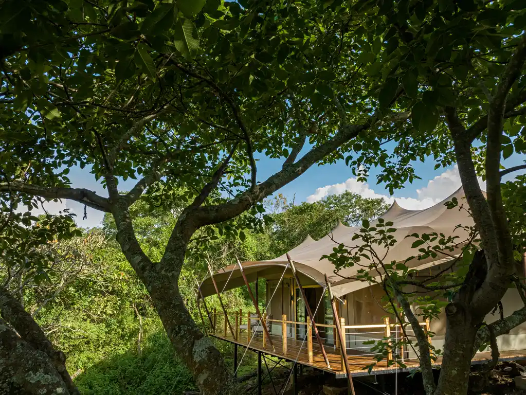 Tent Exterior Pabidi Lodge Murchison Falls Uganda GL Direct